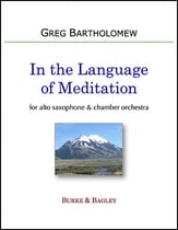 In the Language of Meditation Orchestra sheet music cover